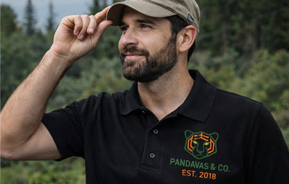 Black Polo T-Shirt | Nilgiris