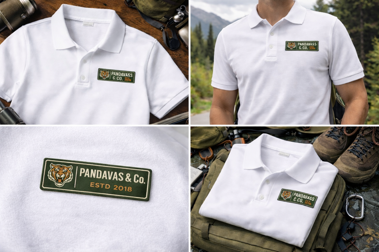 White Polo T-Shirt | Sariska