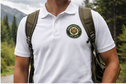 White Polo T-Shirt | Ranthambore